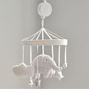 Pottery barn Taylor elephant crib mobile